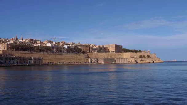 Cityscapes Valletta Capital City Malta Valletta Malta March 2020 — стокове відео