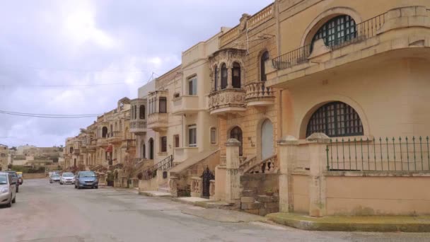 Underbara Herrgårdar Gozo Malta Gozo Malta Mars 2020 — Stockvideo