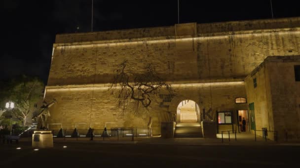 Malta Nın Başkenti Valletta Şehri Malta Adası Mart 2020 — Stok video