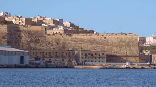 Валетта Столица Мальты City Valletta Мальта Марта 2020 — стоковое видео