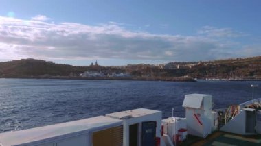 Malta ve Gozo arasındaki feribot - Gozo, Malta - 5 Mart 2020