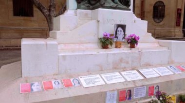 Malta 'da öldürülen gazetecinin anısına - Valletta, Malta - 5 Mart 2020