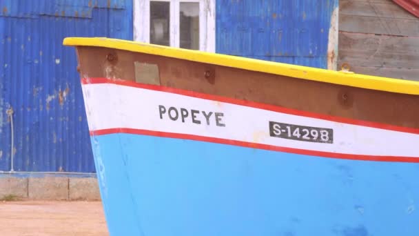 Popeye Village Marco Popular Antigo Local Cinema Malta Ilha Malta — Vídeo de Stock