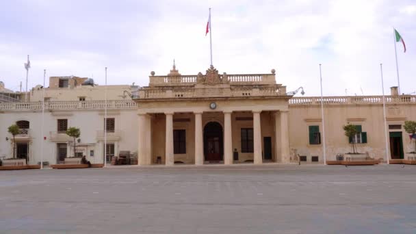 Italienisches Kulturinstitut Valletta Valletta Malta März 2020 — Stockvideo