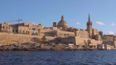 Valletta Şehri - Malta 'nın başkenti - VALLETTA, MALTA Şehri - 5 Mart 2020