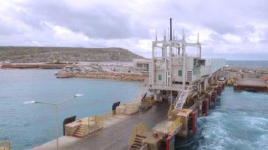 Malta Adasındaki Gozo Feribot Terminali - Malta Adası - 5 Mart 2020