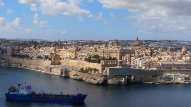 Valletta - yukarıdan Malta 'nın başkenti - hava fotoğrafçılığı