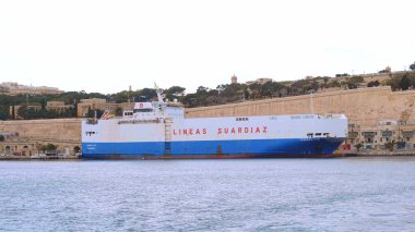 Valletta 'nın şehirleri - Malta' nın başkenti - VALLETTA, MALTA - 5 Mart 2020