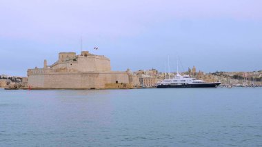 Valletta Grand Harbour - VALLETTA, MALTA - 5 Mart 2020