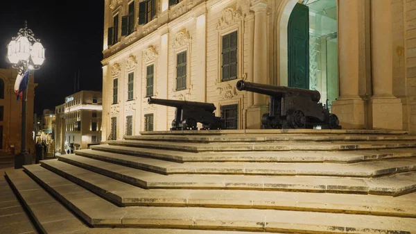 Famous Castille Valletta Home Maltese Prime Minister Travel Photography — Stock Photo, Image