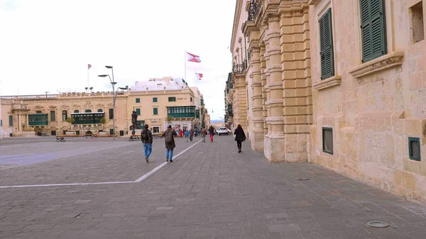 Paisajes Urbanos Valeta Capital Malta Valletta Malta Marzo 2020 —  Fotos de Stock