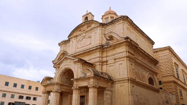 Kerk Catherine Van Italië Valletta Malta Reizen — Stockfoto