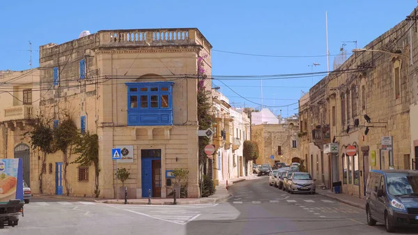 Street View Stad Mosta Malta Eiland Malta Malta Maart 2020 — Stockfoto