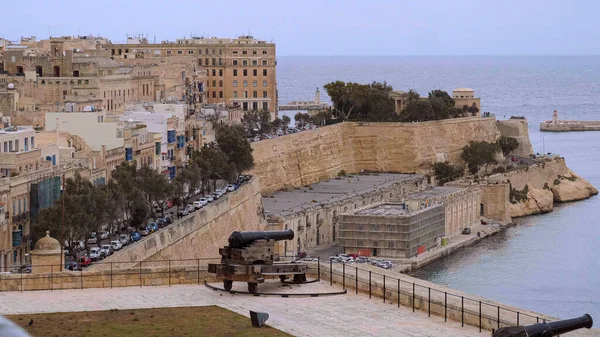 Cityscapes Valletta Πρωτεύουσα Της Μάλτας Valletta Malta Μαρτίου 2020 — Φωτογραφία Αρχείου