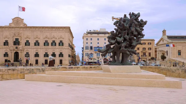 Castille Square City Valletta Malta Valletta Malta March 2020 — Stock Photo, Image