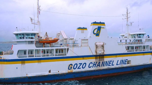 Gozo Channel Line Färjan Mellan Gozo Och Malta Island Malta — Stockfoto