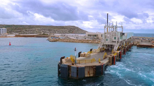 Gozo Färjeterminal Malta Island Malta Malta Mars 2020 — Stockfoto