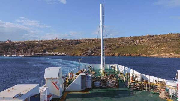 Färja Till Malta Från Gozo Ferry Terminal Gozo Malta Mars — Stockfoto