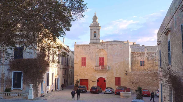 Мдина Бывшая Столица Мальты City Medina Malta Марта 2020 Года — стоковое фото