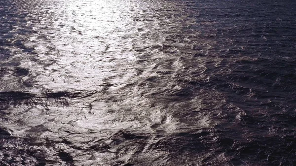 Dunkler Ozean Wasser Bei Sonnenuntergang Reisefotos — Stockfoto