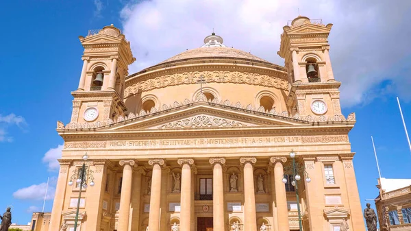 Mosta Rotanda Beroemde Kathedraal Het Eiland Malta Eiland Malta Malta — Stockfoto