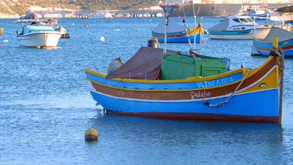 Αστικά Τοπία Του Marsaxlokk Ένα Μικρό Χωριό Στη Μάλτα Νησοσ — Φωτογραφία Αρχείου