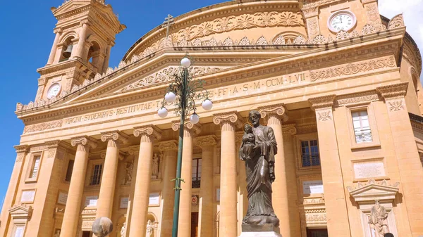 Mosta Rotanda Famous Cathedral Island Malta Island Malta Malta March — Stock Photo, Image