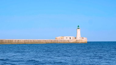 Malta 'nın başkenti Valletta' nın şehir manzaraları seyahat fotoğrafçılığı