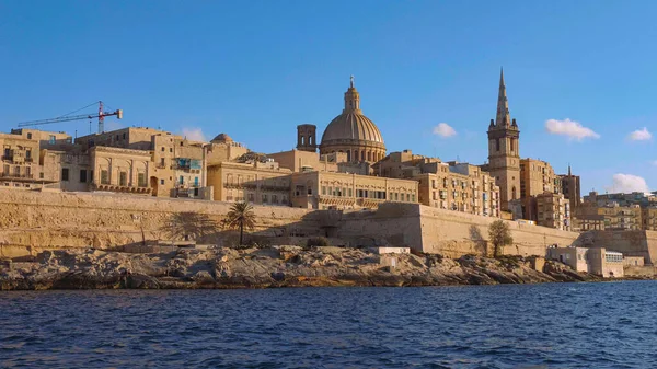 Cityscapes Valletta Столиця Мальти City Valletta Malta March 2020 — стокове фото