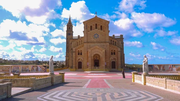 Beroemde Pinu Heiligdom Een Populaire Kerk Het Eiland Gozo Gozo — Stockfoto