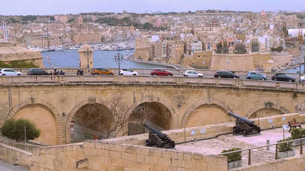 Cityscapes Valletta Πρωτεύουσα Της Μάλτας Ταξιδιωτικές Φωτογραφίες — Φωτογραφία Αρχείου