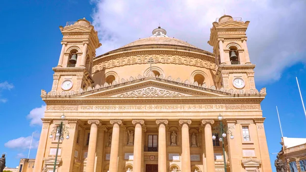 Mosta Rotunda Famous Cathedral Island Malta Travel Photography — Stock Photo, Image