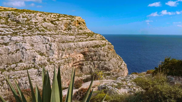 Malta Daki Blue Grotto Adanın Ünlü Bir Simgesidir Seyahat Fotoğrafçılığı — Stok fotoğraf