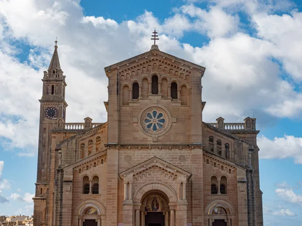 Famoso Santuario Pinu Una Iglesia Popular Isla Gozo Fotografia Viaje — Foto de Stock