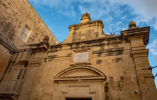 Beautiful Mdina Maltas Forna Huvudstad Fotografi — Stockfoto