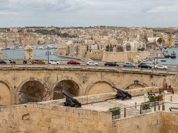 Cityscapes Valletta Πρωτεύουσα Της Μάλτας Ταξιδιωτικές Φωτογραφίες — Φωτογραφία Αρχείου