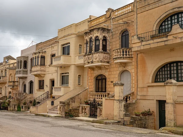 Maravillosas Mansiones Isla Gozo Malta Isla Malta Malta Marzo 2020 — Foto de Stock