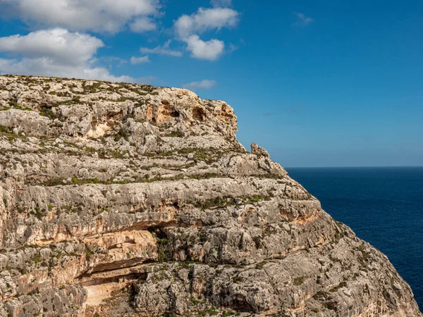 Malta Daki Blue Grotto Inanılmaz Mavi Seyahat Fotoğrafçılığı — Stok fotoğraf