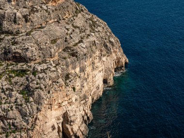 Malta 'daki Blue Grotto' da inanılmaz mavi su - seyahat fotoğrafçılığı