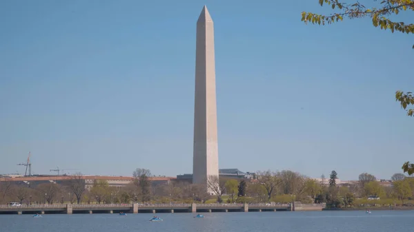Washington Monument Obelisk i Washington DC - fotografi — Stockfoto