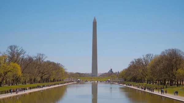 Lincoln Memorial Reflecting Pool en Washington DC - fotografía de viajes —  Fotos de Stock