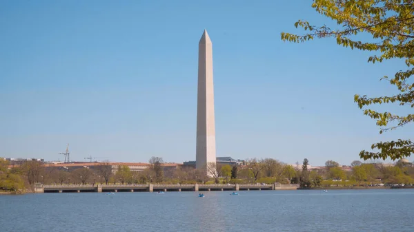 Washington Monument Obelisk in Washington DC - travel photography — Stock Photo, Image