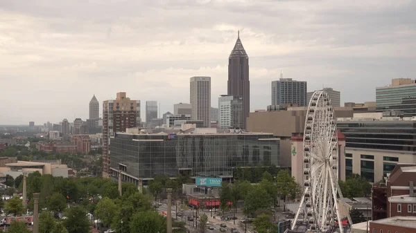 Atlanta Skyline - θέα από ταράτσα - ATLANTA, USA - APRIL 21, 2016 — Φωτογραφία Αρχείου