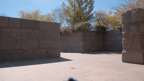 Franklin Delano Roosevelt Memorial in Washington DC - WASHINGTON, USA - APRIL 8, 2017 — Stock Photo, Image