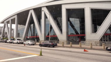 Philips Arena, Atanta Downtown - Büyük Atlanta mektubu - ATLANTA, ABD - 20 Nisan 2016