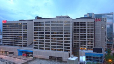 Akşamları CNN 'in Atlanta karargahı - ATLANTA, ABD - 21 Nisan 2016