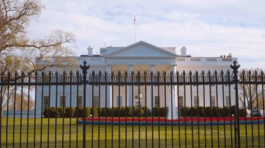 Washington 'daki Beyaz Saray - ABD Başkanı' nın evi ve ofisi - seyahat fotoğrafçılığı