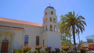 San Diego 'daki Katolik Kilisesi - SAN DIEGO, CALIFORNIA - 22 Nisan 2017 - Seyahat fotoğrafçılığı