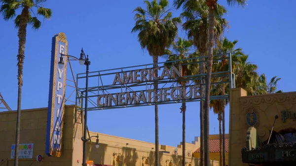 Americké kino v Hollywoodu - LOS ANGELES, CALIFORNIA - 21. dubna 2017 - cestovní fotografie — Stock fotografie