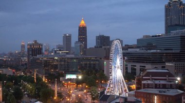Atlanta Şehri - hava manzaralı - ATLANTA, ABD - 21 Nisan 2016